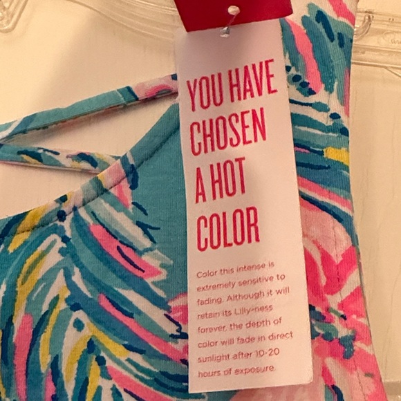 Lilly Pulitzer Pink and Blue Patterned Dress - Picture 3 of 8